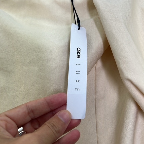 ASOS - NWT Luxe Curve Strength Detachable Belted Extreme Sleeve Dress Size 14 - Picture 9 of 12